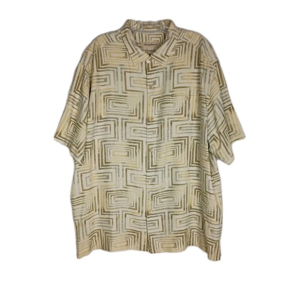 Tommy Bahama Other - Tommy Bahama Hawaiian Multicolor 100% Silk Short Sleeve Shirt Men‎ Sz XXL